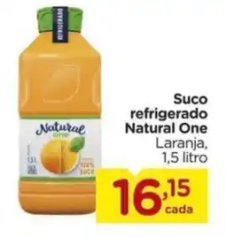 Carrefour Suco refrigerado Natural One Laranja, oferta