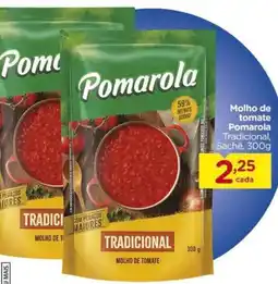 Carrefour Molho de tomate Pomarola Tradicional, Sachê, oferta