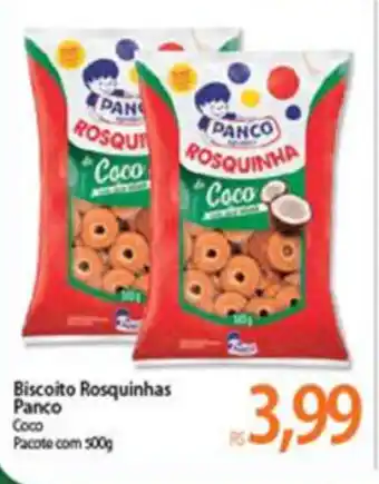Atacadão Biscoito Rosquinhas Panco 500g oferta