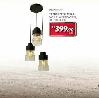 Telhanorte Pendente Moai oferta