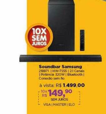 Lojas TaQi Soundbar Samsung oferta