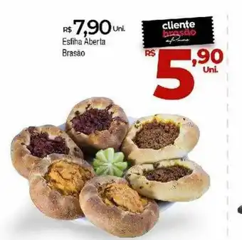 Brasão Supermercados Esfiha Aberta Brasão oferta