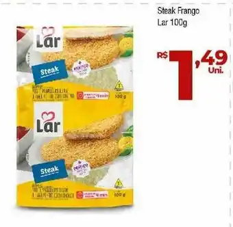Brasão Supermercados Steak Frango Lar 100g oferta