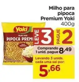 Carrefour Milho para pipoca Premium Yoki oferta
