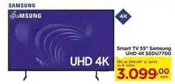 Carrefour Smart TV 55" Samsung UHD 4K 55DU7700 oferta