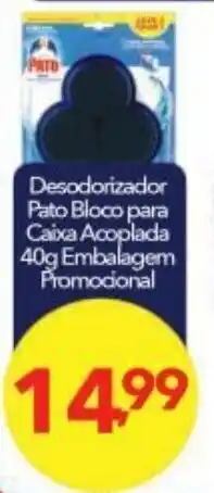 Lopes Supermercados Desodorizador Pata Bloco para Caixa Acoolada 40g Embalagem Promocional oferta