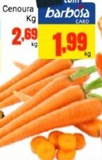 Barbosa Supermercados Cenoura 1kg oferta