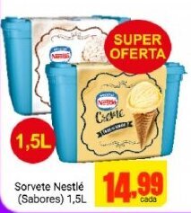 Barbosa Supermercados Sorvete Nestle 1.5L oferta