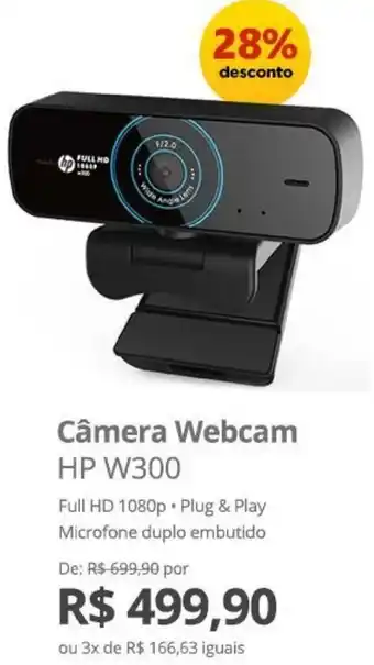 Camera Webcam HP W300