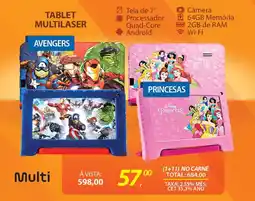 Lojas Cem Tablet multilaser oferta