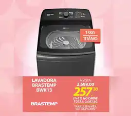 Lojas Cem Lavadora brastemp BWK13 oferta