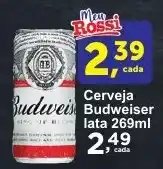 Rossi Supermercado Cerveja Budweiser lata oferta