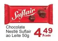 Rossi Supermercado Chocolate Nestlé Suflair ao Leite oferta