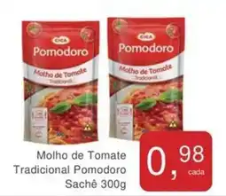 Mineirão Atacarejo Molho de Tomate Tradicional Pomodoro Sachê oferta
