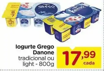 Carrefour Iogurte Grego Danone 800g oferta