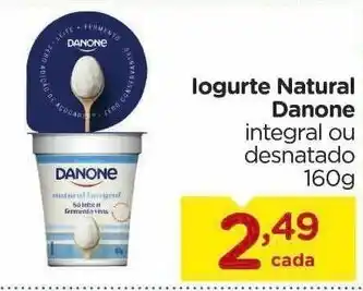 Carrefour Iogurte Natural Danone 160g oferta