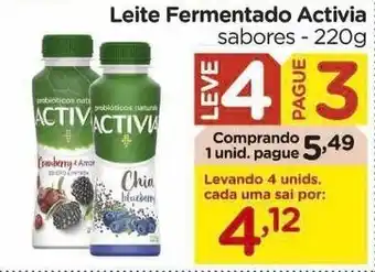 Carrefour Leite Fermentado Activia 220g oferta