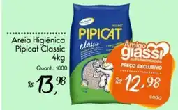 Giassi Supermercados Areia Higiênica Pipicat Classic oferta