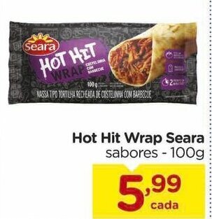 Hot Hit Wrap Seara 100g