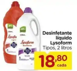 Carrefour Desinfetante líquido Lysoform Tipos, oferta