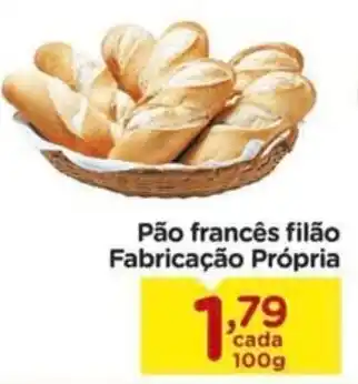 Carrefour Pão francês filão Fabricação Própria oferta