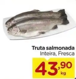 Truta salmonada Inteira, Fresca