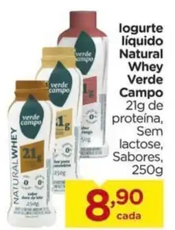 Carrefour logurte líquido Natural Whey Verde Campo oferta