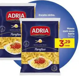 Carrefour Massa com ovos Adria oferta