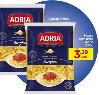 Carrefour Massa com ovos Adria oferta