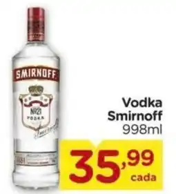 Carrefour Vodka Smirnoff oferta