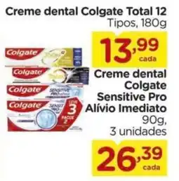 Carrefour Creme dental Colgate Total 12 Tipos oferta