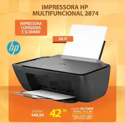 Lojas Cem Impressora hp multifuncional 2874 oferta