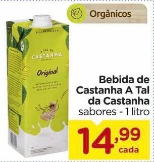 Carrefour Bebida de Castanha A Tal da Castanha 1L oferta