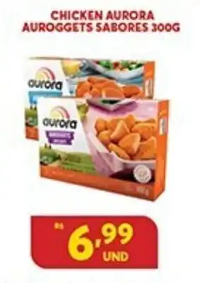 Atacadão Centro Sul Chicken Aurora Auroggets Sabores 300g oferta