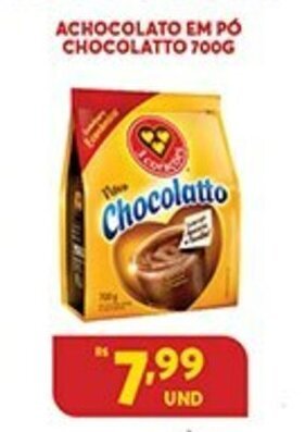 Atacadão Centro Sul Achocolatado em po Chocolatto 700g oferta