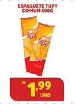 Atacadão Centro Sul Espaguete Tupy Comum 500g oferta