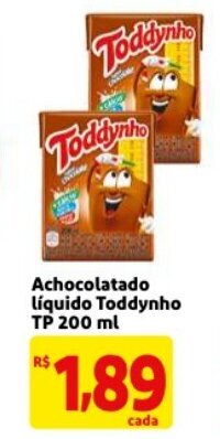 Mercado Extra Achocolatado Liquido Toddynho TP 200ml oferta