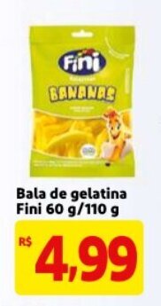 Mercado Extra Bala de gelatina Fini 60g/110g oferta