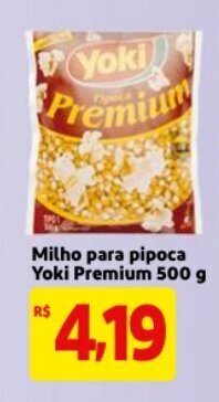 Mercado Extra Milho para pipoca Yoki Premium 500g oferta
