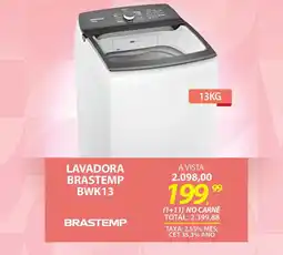Lojas Cem Lavadora brastemp BWK13 oferta