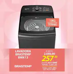 Lojas Cem Lavadora brastemp BWK13 oferta