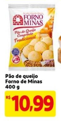 Mercado Extra Pao de queijo Forno de Minas 400g oferta