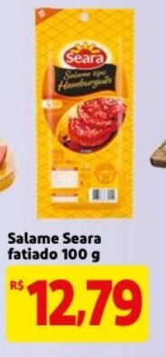 Mercado Extra Salame Seara fatiado 100g oferta