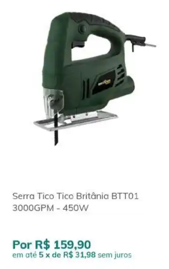 Extra Supermercado Serra Tico Tico Brilhante BTT01 3000GPM - 450W oferta