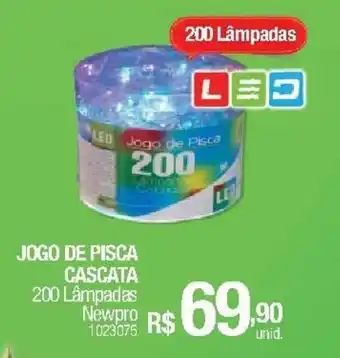 Milium Jogo de Pisca Cascata 200 Lampadas oferta