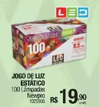 Jogo de Luz Estatico 100 Lampadas