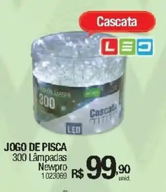 Milium Jogo de Pisca 300 Lampadas Cascata oferta