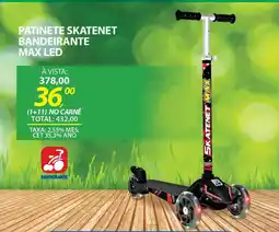 Lojas Cem Patinete skatenet bandeirante max led oferta