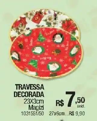 Travessa Decorada 23x3cm
