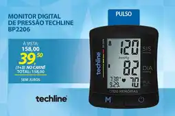 Lojas Cem Monitor digital de pressão techline bp2206 oferta